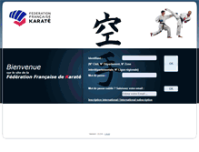 Tablet Screenshot of mail.ffkarate.fr